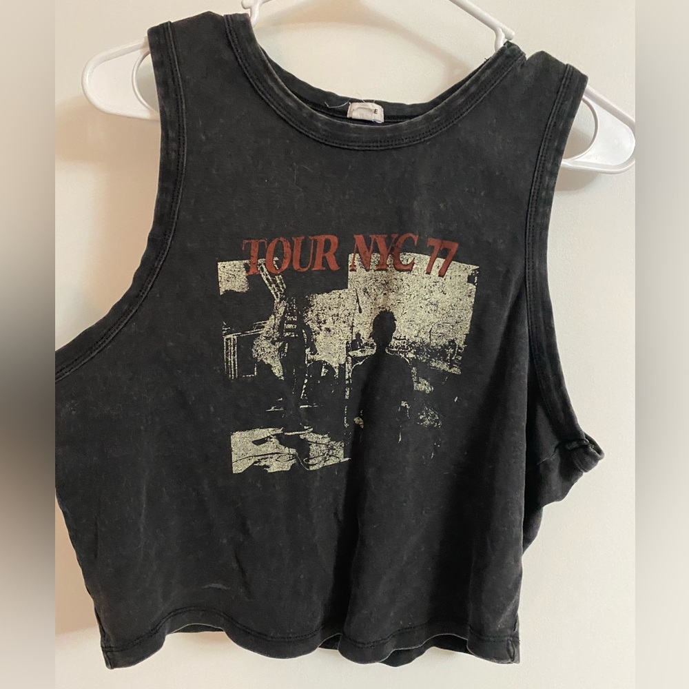 Garage Charcoal Graphic Tank Top